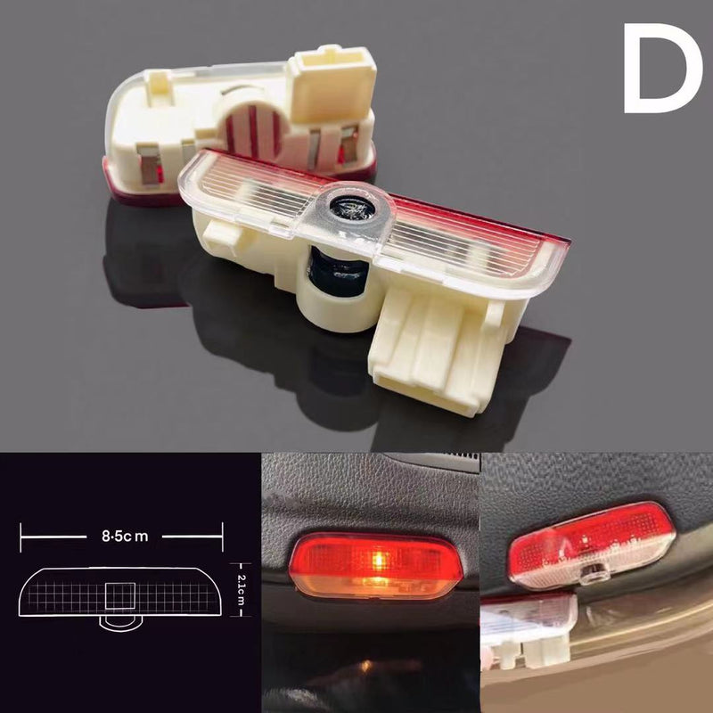 Verbessertes Metall-LED-Autotür-Logo-Licht 3D-Laserlampenglas Len