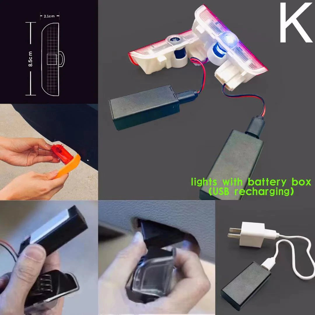 Volkswagen Porta luci GOLF Logo Nr. 49 (quantità 1 = 2 Logo Film /2 luci)