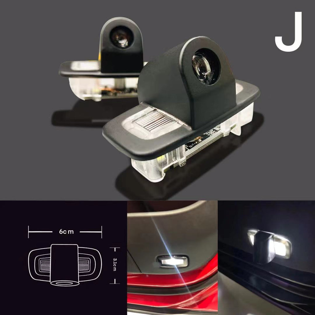 PORSCHE ORIGINAL LOGO PROJECTOT LIGHTS Nr.07 (quantità 1 = 2 Logo Film / 2 luci porta)