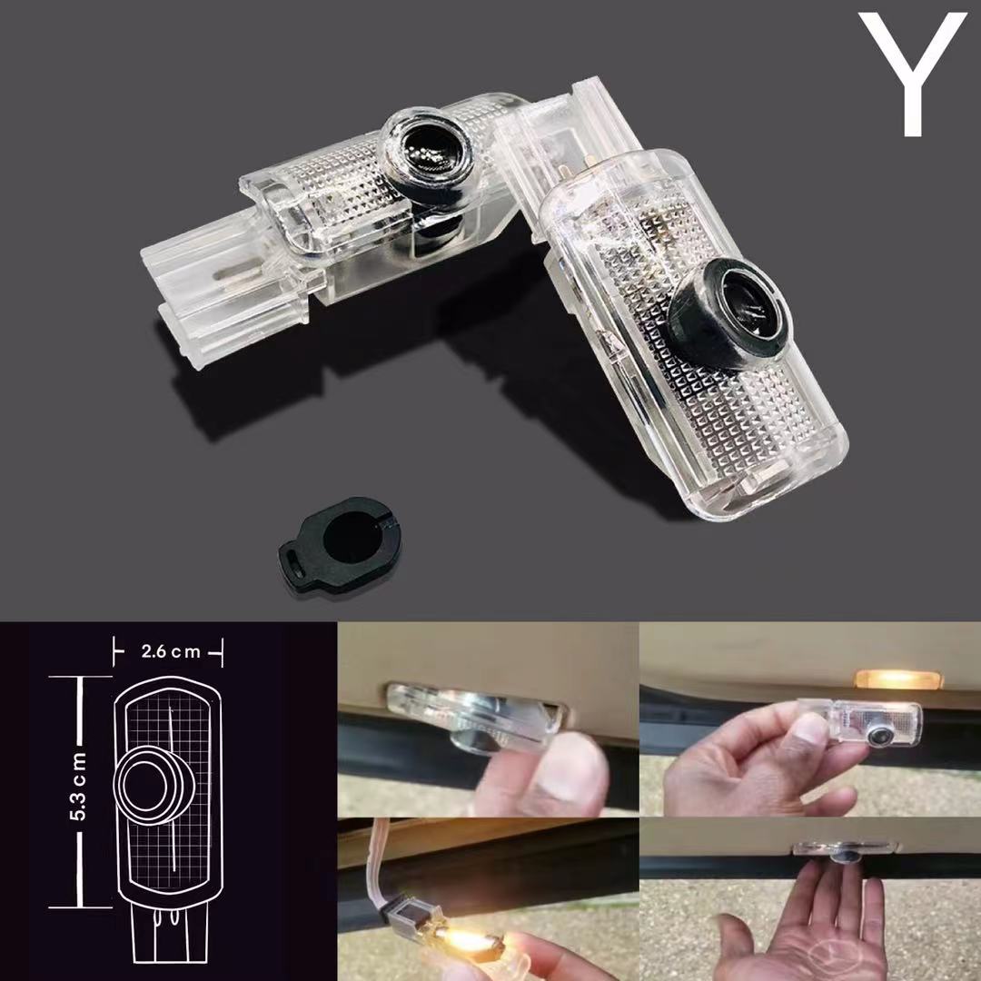 MERCEDES BENZ LOGO PROJECTOT LIGHTS Nr.02 (cantidad 1 = 1 series/2 luces de puerta)