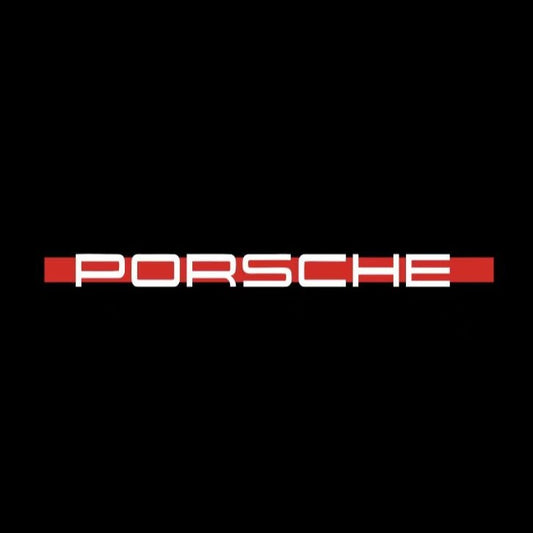 PORSCHE LOGO PROJECTOT LIGHTS Nr.74 (Anzahl 1 = 2 Logo Film/2 Türleuchten)