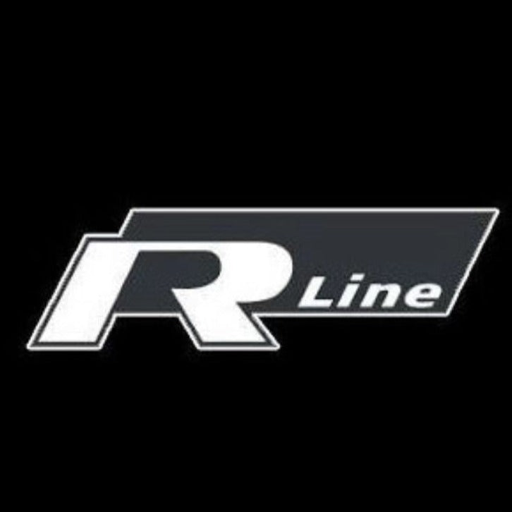أضواء أبواب فولكس فاجن R LINE Logo Nr. 52 (الكمية 1 = 2 فيلم شعار / 2 مصباح باب