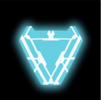 Iron Man Logo Nr.214 (quantité 1 = 2 Logo Films /2 feux de porte)