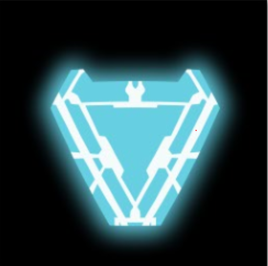 Iron Man Logo Nr.214 (quantité 1 = 2 Logo Films /2 feux de porte)