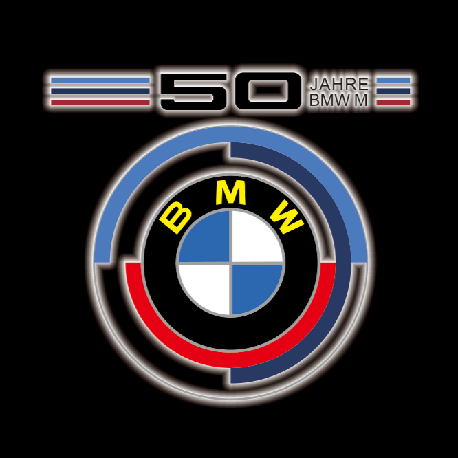 BMW LOGO PROJECTOT LIGHTS Nr.01 (Anzahl 1 = 1 Sätze / 2 Türlichter)