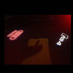 AUDI LOGO PROJECTOT LIGHTS Nr.118 (quantité 1 = 2 Logo Films /2 feux de porte)