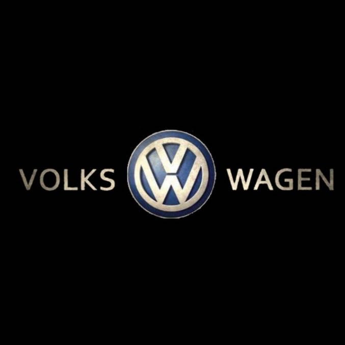 Volkswagen Door lights Original Logo  Nr. 05  ( quantity 1 = 2 logo film / 2 door lights)