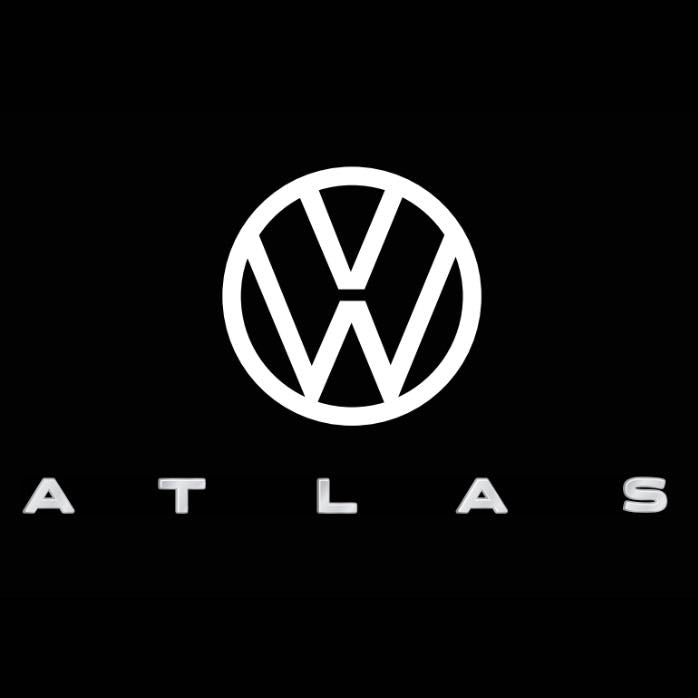 Volkswagen Door lights ATLAS Logo  Nr. 169 ( quantity 1 = 2 logo film / 2 door lights)