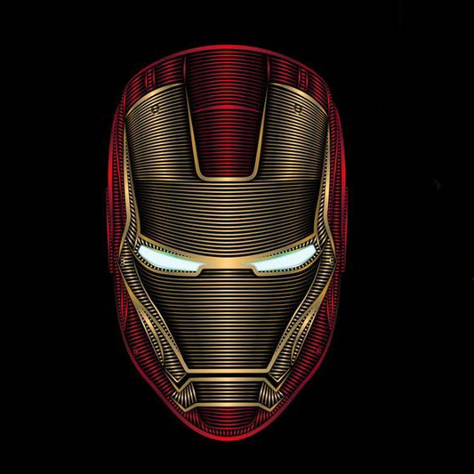 Logotipo de Iron Man Nr.214 (cantidad 1 = 2 películas con logotipo /2 luces de puerta)