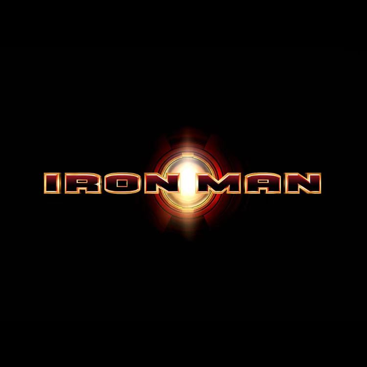 Iron Man Logo door lights Nr.21U4 (quantity 1 = 2 Logo Films /2 door lights）Marvel Heroes Logo