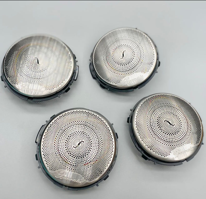 64 colors Speaker Cover Silver Frame Metal Mesh Grills For Mercedes Benz