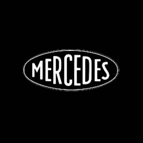 MERCEDES BENZ LOGO PROJECTOT LIGHTS Nr.11 (الكمية 1 = 1 مجموعات/2 أضواء الباب)