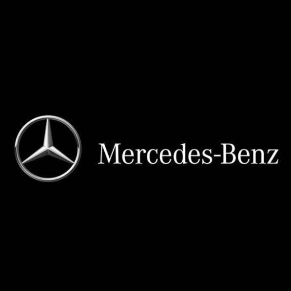 LUCES DE PROYECTOR LOGO MERCEDES BENZ Nr.06 (cantidad 1 = 1 juegos / 2 luces de puerta)