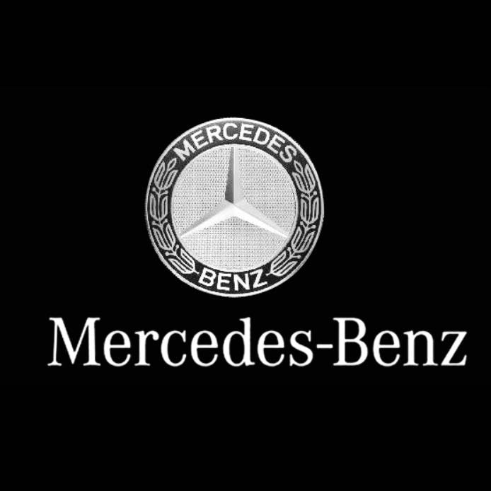 MERCEDES BENZ LOGO PROJECTOT LIGHTS Nr.05 (Menge 1 = 1 Sets/2 Türleuchten)