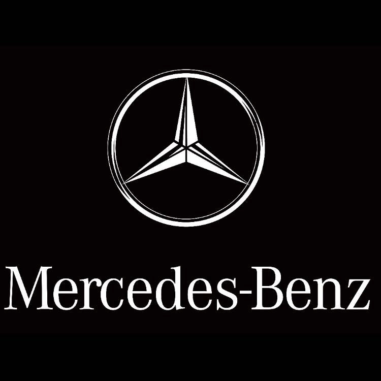 أضواء بروجكتور شعار MERCEDES BENZ رقم 03 (الكمية 1 = 1 مجموعة / 2 أضواء باب)