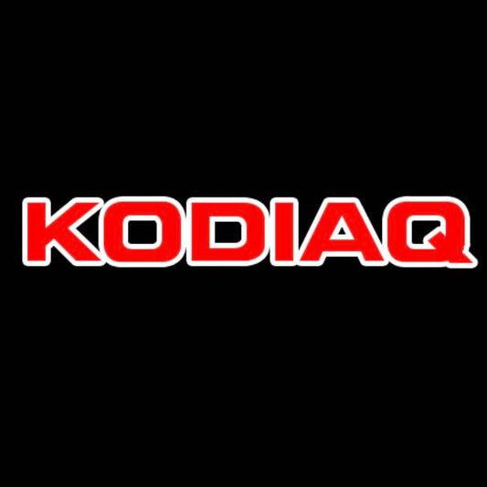 SKODA KODIAQ LOGO PROJECTOR LIGHTS Nr.100 (الكمية 1 = 2 شعار فيلم / 2 أضواء باب)