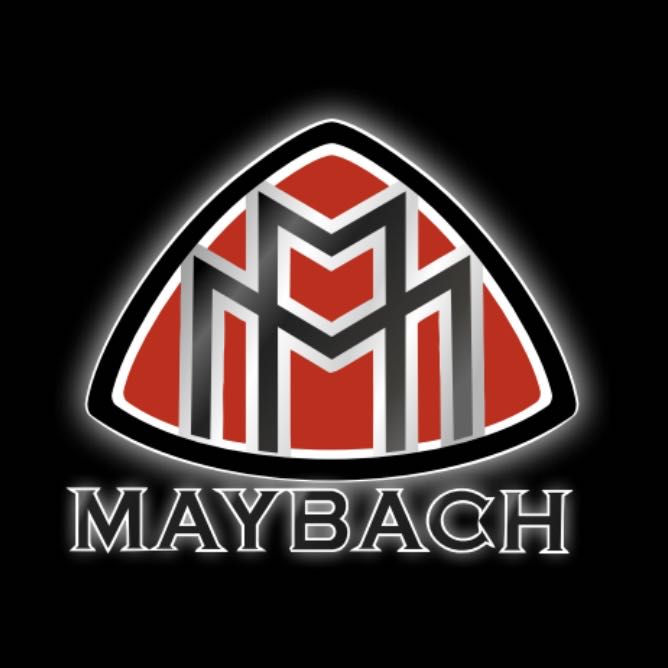 MAYBACH LOGO PROJECTOT LIGHTS Nr.1306 (quantity 1 = 2 Logo Films /2 door lights）