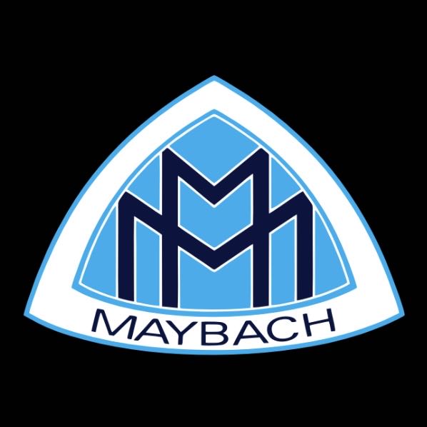 MAYBACH LOGO PROJECTOT LIGHTS Nr.28 (Menge 1 = 2 Logofolien /2 Türleuchten)