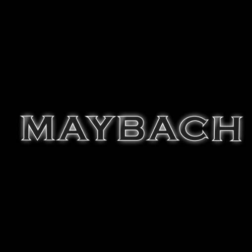 No 28 Maybach sign projection Light (qty. 1 = 2 sign film / 2 Door Lights)