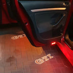 Volkswagen Türleuchten GTI Logo Nr. 29 (Menge 1 = 2 Logofolie / 2 Türleuchten)