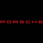 PORSCHE Original LOGO PROJECT LIGHTS Nr.31 (quantità 1= 2 Logo Film / 2 porte luci)