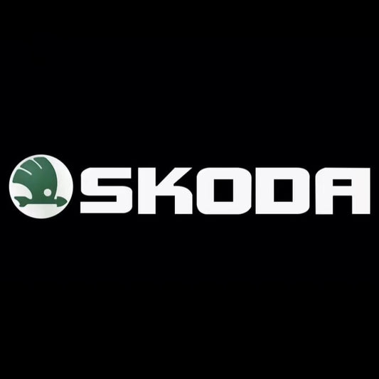 SKODA LOGO PROJECTOT LIGHTS Nr.85 (الكمية 1 = 2 شعار فيلم / 2 أضواء الباب)