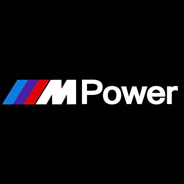 BMW M POWER LOGO PROJECTOT LIGHTS Nr.16 (quantity 1 = 1 sets/2 door lights)