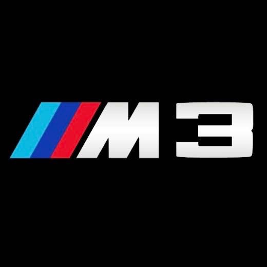 BMW M3 LOGO PROJEKTORLEUCHTEN Nr.25 (Anzahl 1 = 1 Sätze / 2 Türleuchten)