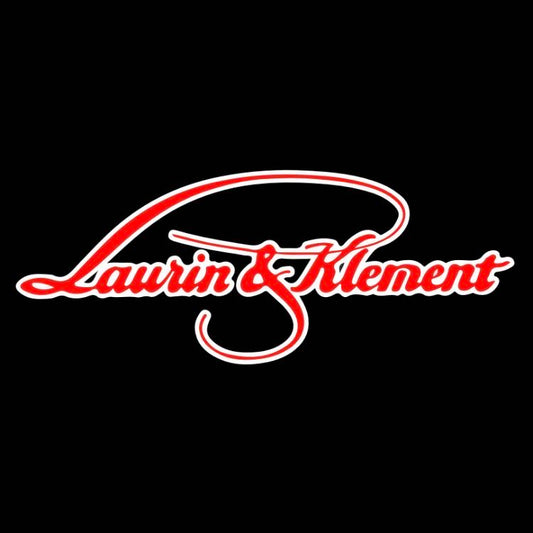 SKODA Laurin & Klement LOGO PROJECTOR LIGHTS Nr.19 (الكمية 1 = 2 فيلم شعار / 2 باب)