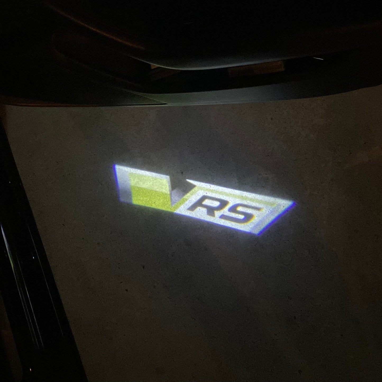 Skoda VRS logo Project LAMP No. 29 (quantity 1 = 2 logo Film / 2 door LAMP)