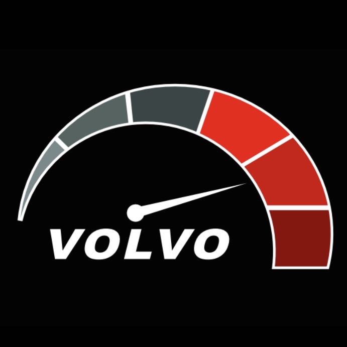 Volvo LOGO PROJECROTR LIGHTS Nr.41 (cantidad 1 = 2 logo película / 2 luces de puerta)