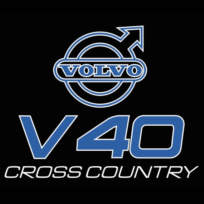 Volvo V 40 LOGO PROJECROTR LIGHTS Nr.101 (quantity  1 =  2 Logo Film /  2 door lights)