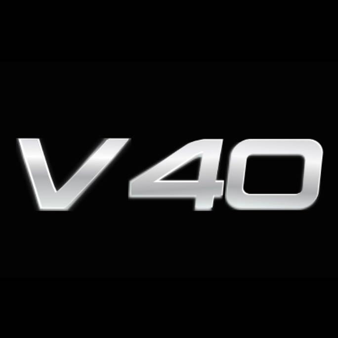 Volvo V40 LOGO PROJECROTR LIGHTS Nr.114 (quantity  1 =  2 Logo Film /  2 door lights)