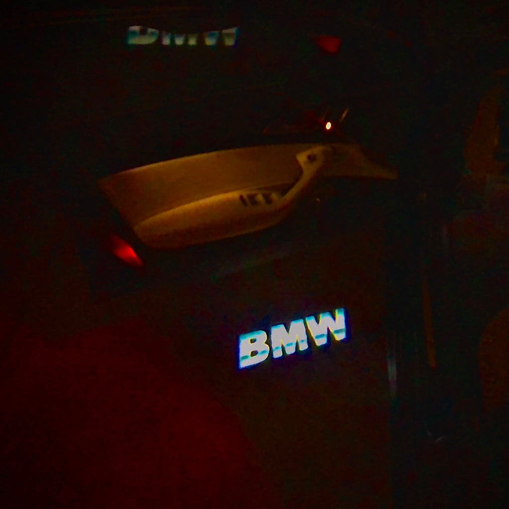 BMW LOGO PROJECTOT LIGHTS Nr.01 (cantidad 1 = 1 juego/2 luces de puerta)