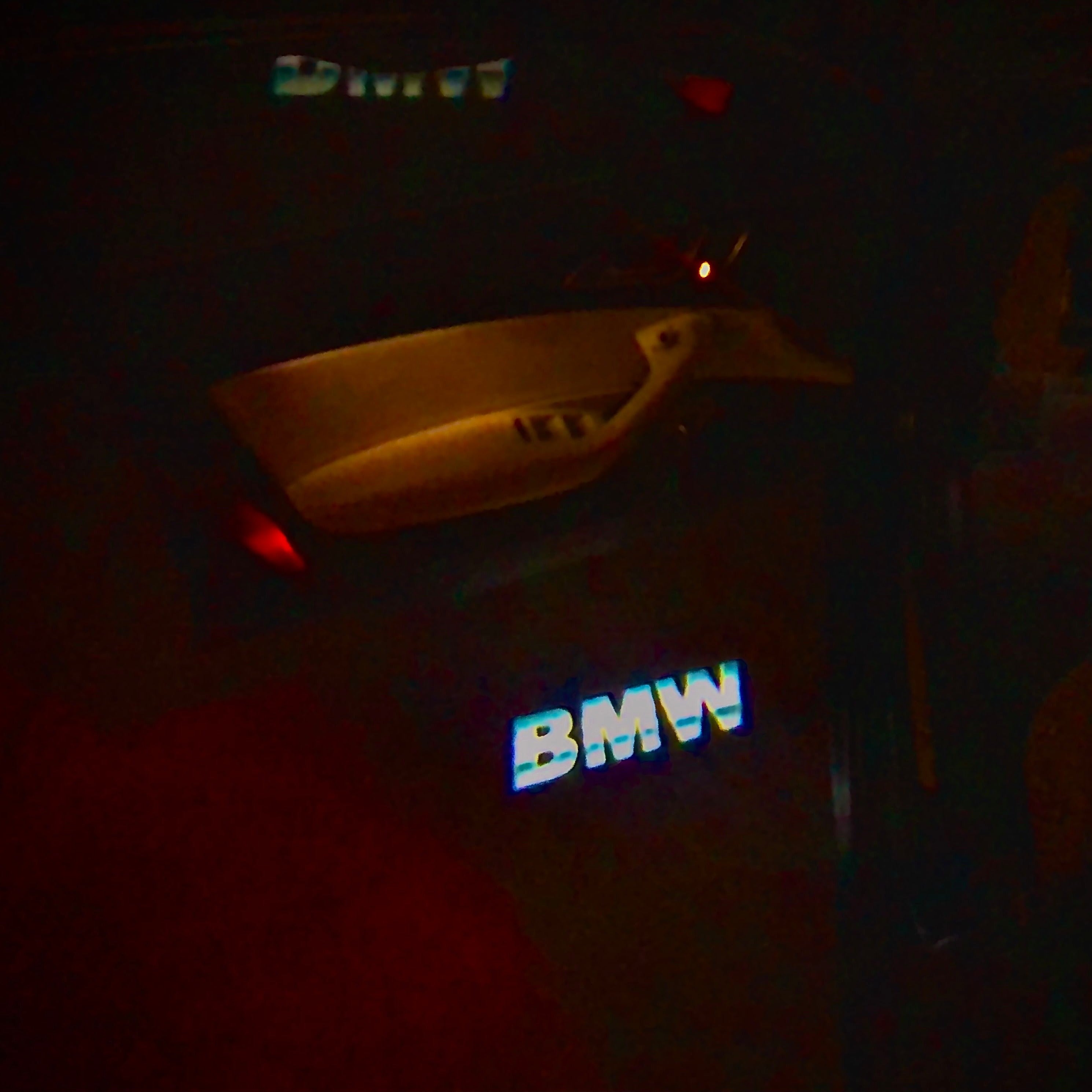 BMW LOGO PROJECTOT LIGHTS Nr.01 (cantidad 1 = 1 juego/2 luces de puerta)