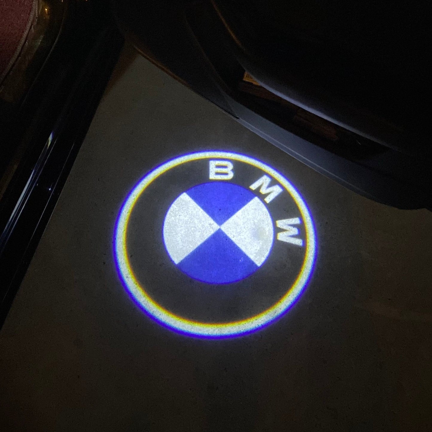 BMW LOGO PROJECTOT LIGHTS Nr.01 (cantidad 1 = 1 juego/2 luces de puerta)