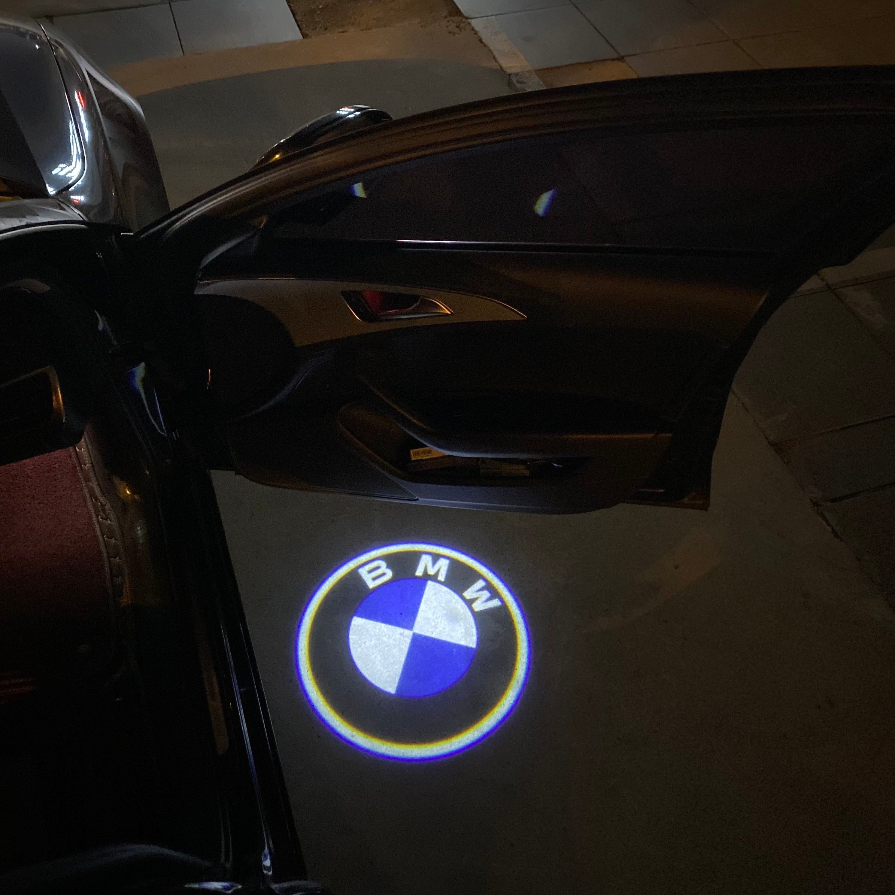 BMW LOGO PROJECTOT LIGHTS Nr.01 (Anzahl 1 = 1 Sätze / 2 Türlichter)