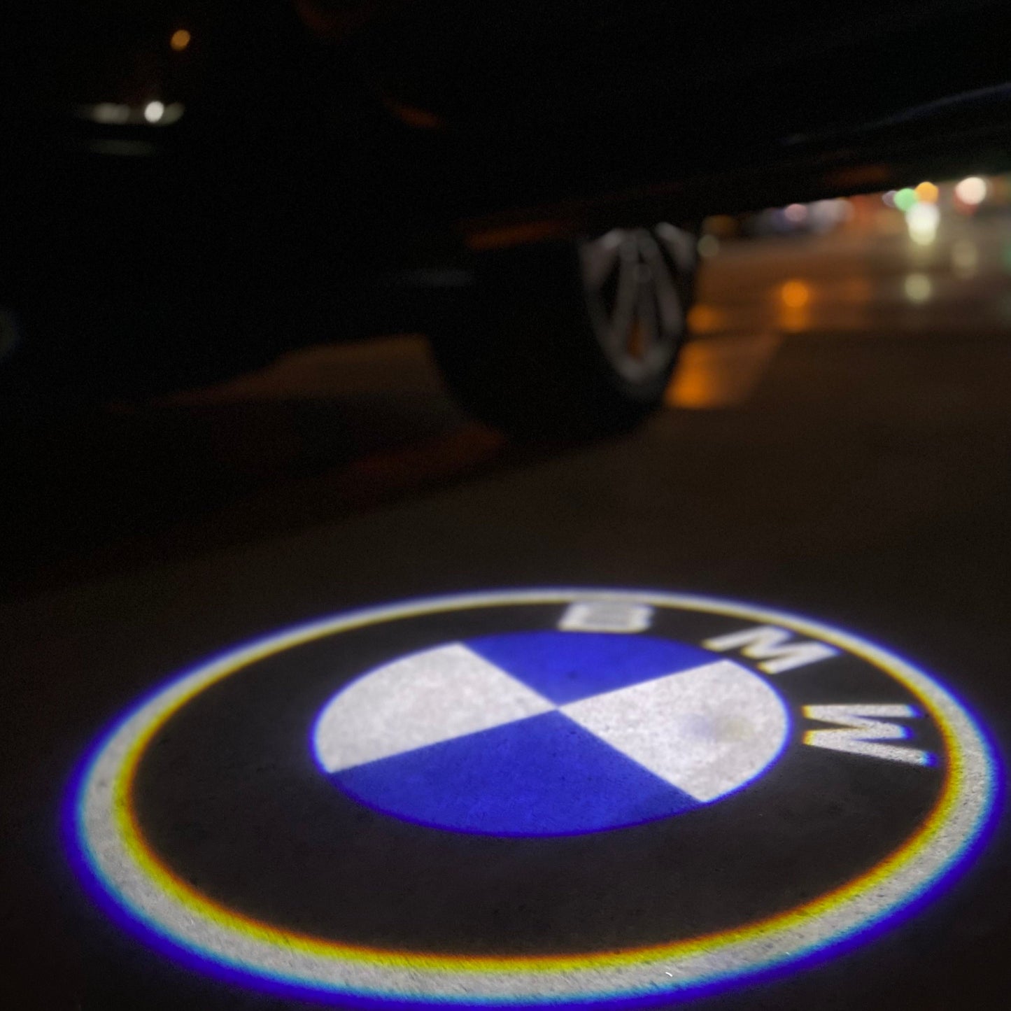 BMW LOGO PROJECTOT LIGHTS Nr.01 (cantidad 1 = 1 juego/2 luces de puerta)