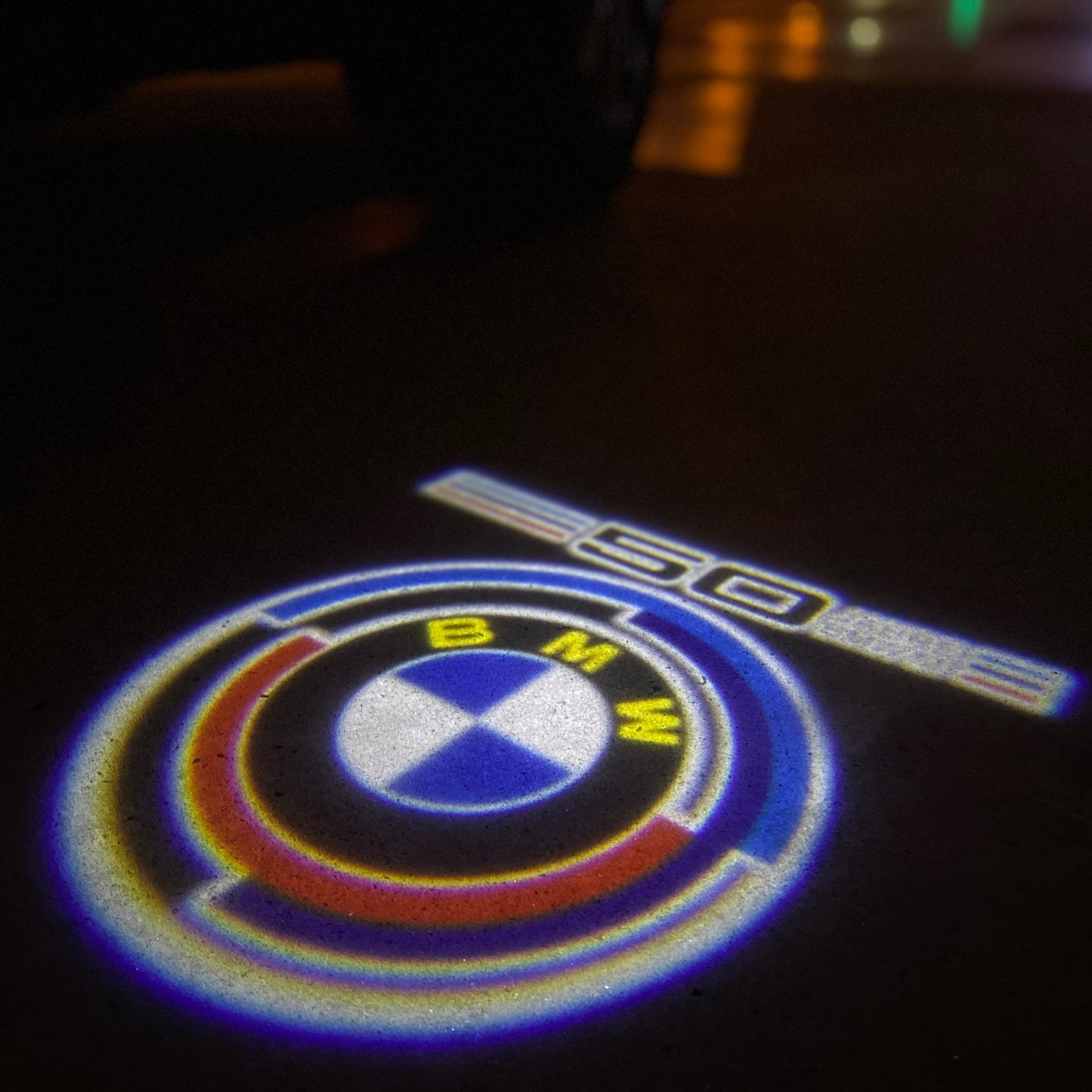 BMW LOGO PROJECTOT LIGHTS Nr.01 (Anzahl 1 = 1 Sätze / 2 Türlichter)