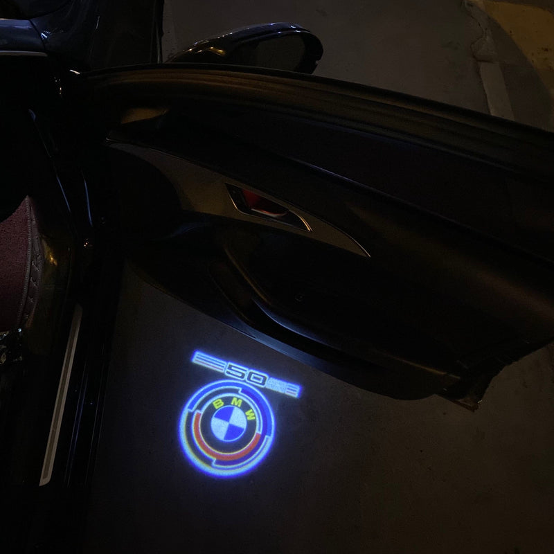 BMW LOGO PROJECTOT LIGHTS Nr.01 (cantidad 1 = 1 juego/2 luces de puerta)