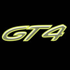 LUCI PROIETTORI LOGO ORIGINALI PORSCHE Nr.03 (quantità 1 = 2 Logo Film / 2 luci porta)