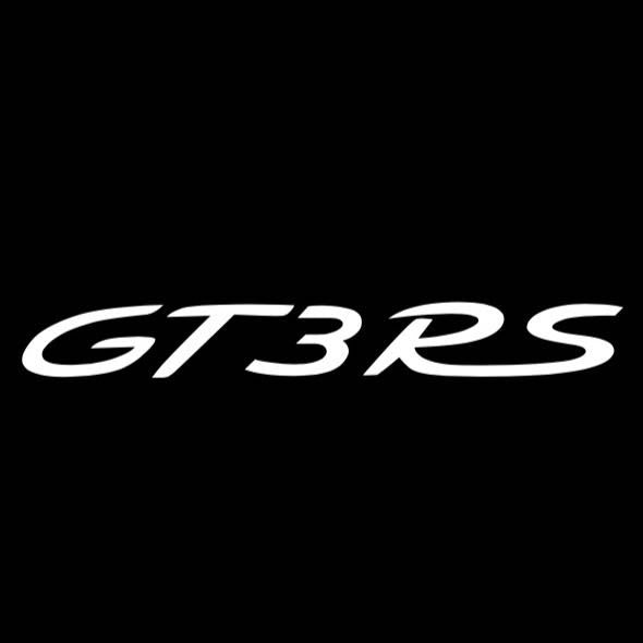 LUCES DE PROYECTOR DE LOGOTIPO ORIGINAL PORSCHE N ° 03 (cantidad 1 = 2 Película de logotipo / 2 luces de puerta)