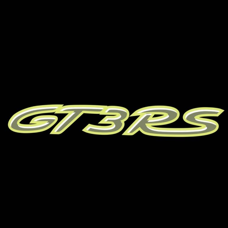 LUCES DE PROYECTOR DE LOGOTIPO ORIGINAL PORSCHE N ° 03 (cantidad 1 = 2 Película de logotipo / 2 luces de puerta)