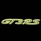 LUCES DE PROYECTOR DE LOGOTIPO ORIGINAL PORSCHE N ° 03 (cantidad 1 = 2 Película de logotipo / 2 luces de puerta)