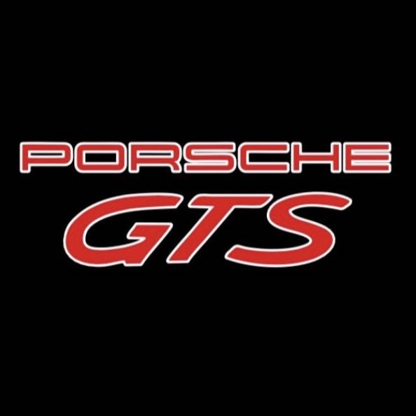 LUCI PROIETTORI LOGO ORIGINALI PORSCHE Nr.03 (quantità 1 = 2 Logo Film / 2 luci porta)