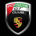 LUCI PROIETTORI LOGO ORIGINALI PORSCHE Nr.03 (quantità 1 = 2 Logo Film / 2 luci porta)