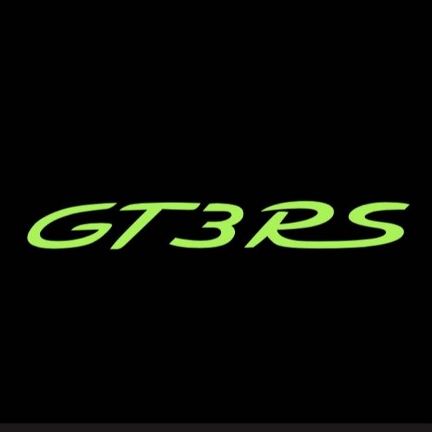 LUCES DE PROYECTOR DE LOGOTIPO ORIGINAL PORSCHE N ° 03 (cantidad 1 = 2 Película de logotipo / 2 luces de puerta)