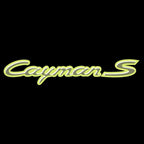 PORSCHE Cayman  LOGO PROJECTOT LIGHTS Nr.8013 (quantity  1 =  2 Logo Film /  2 door lights)