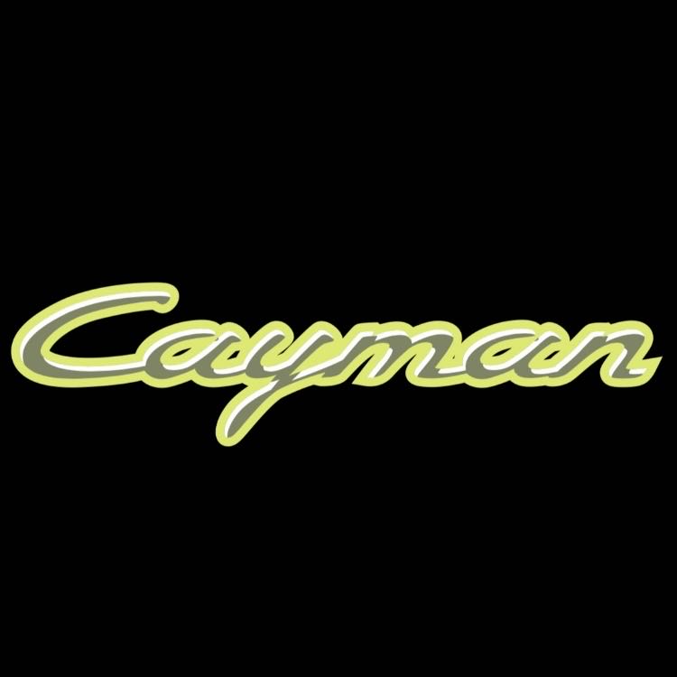 Porsche Cayman logo Project LAMP No. 10 (Number 1 = 2 logotipos Film / 2 door lamps)