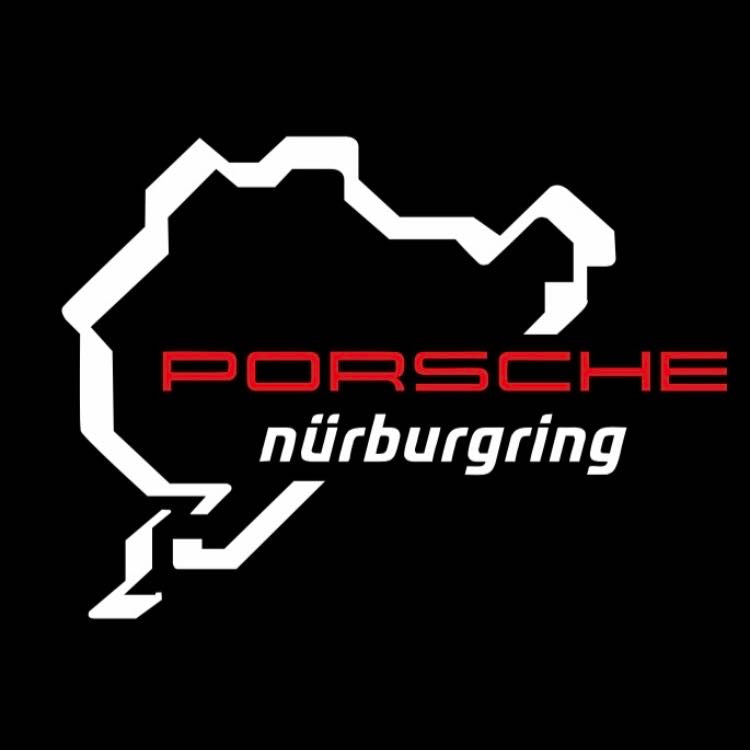 LUCI PROIETTORI LOGO ORIGINALI PORSCHE Nr.03 (quantità 1 = 2 Logo Film / 2 luci porta)